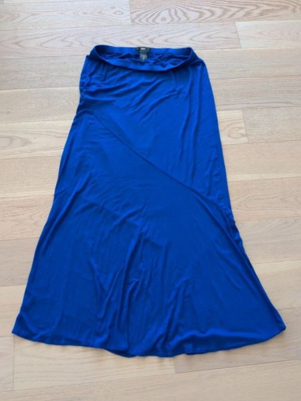 Mossimo Maxi skirt modest fashion royal blue rayon size M